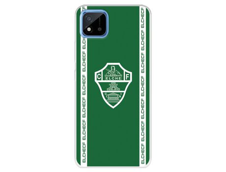 Funda Para Realme 8I Del Elche Cf Escudo Fondo Verde - Licencia Oficial Elche Cf