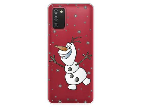 Funda Para Samsung Galaxy A03S Oficial De Disney Olaf Transparente - Frozen
