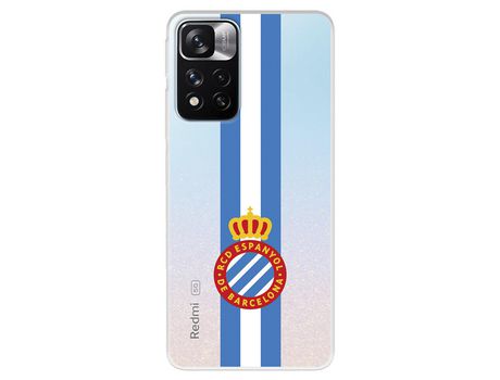 Funda Para Xiaomi Redmi Note 11 Del Rcd Espanyol Escudo Albiceleste - Licencia Oficial Rcd Espanyol