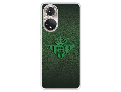 Funda Para Huawei Honor 50 5G Del Betis Escudo Verde Fondo Trama - Licencia Oficial Real Betis Balompié
