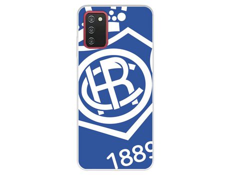 Funda Para Samsung Galaxy A03S Del Recre Escudo Fondo Azul - Licencia Oficial Real Club Recreativo De Huelva