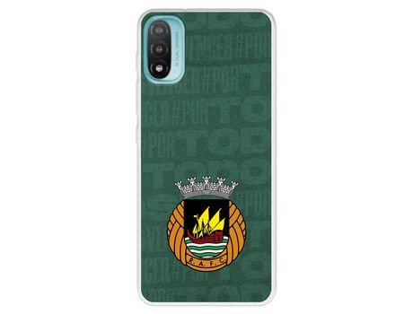 Funda Para Motorola Moto E40 Del Rio Ave Fc Escudo Fondo Verde - Licencia Oficial Rio Ave Fc