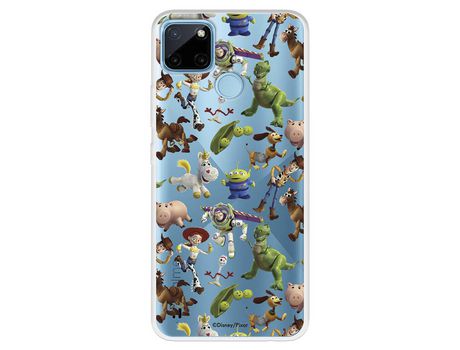 Funda Para Realme C21Y Oficial De Disney Muñecos Toy Story Siluetas - Toy Story