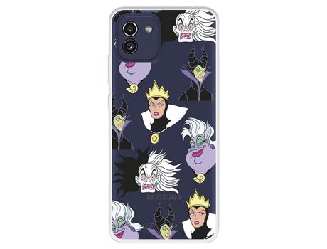 Funda Para Samsung Galaxy A03 Oficial De Disney Villanas Patrón - Villanas Disney