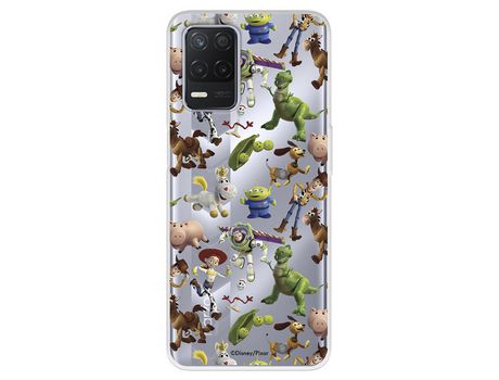 Funda Para Realme Narzo 30 5G Oficial De Disney Muñecos Toy Story Siluetas - Toy Story