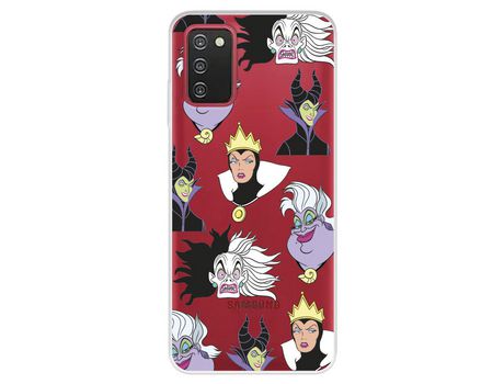 Funda Para Samsung Galaxy A03S Oficial De Disney Villanas Patrón - Villanas Disney