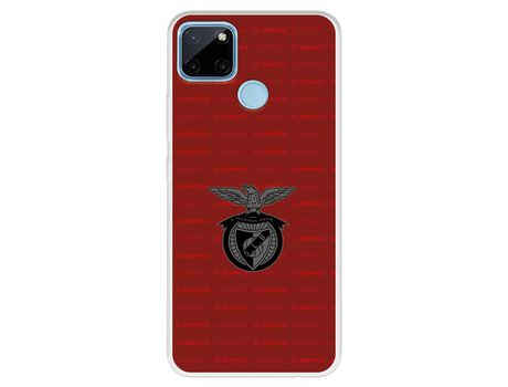 Funda Para Realme C21Y Del Escudo Fondo Granate - Licencia Oficial Benfica