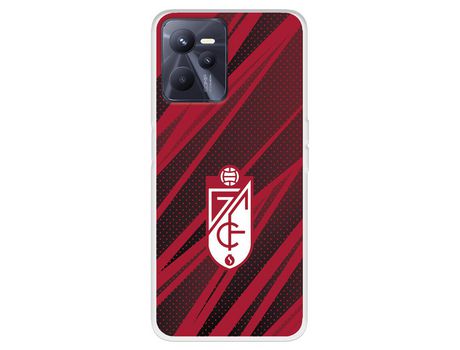 Funda Para Realme C35 Del Escudo - Líneas Rojas Y Negras - Licencia Oficial Granada Cf