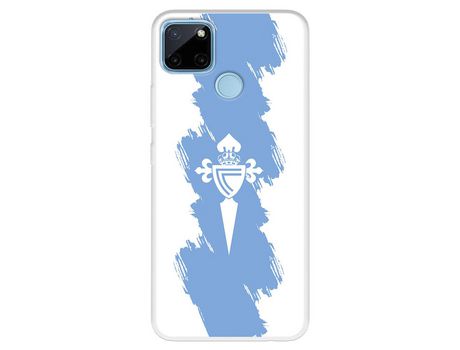 Funda Para Realme C21Y Del Celta Escudo Trazo Azul - Licencia Oficial Rc Celta