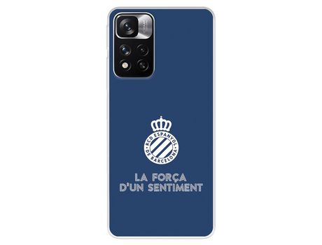 Funda Para Xiaomi Redmi Note 11 Del Rcd Espanyol Escudo Fondo Azul - Licencia Oficial Rcd Espanyol