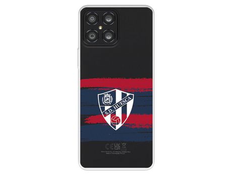 Funda Para Huawei Honor X8 Del Sd Huesca Rayas Transparente - Licencia Oficial Sd Huesca