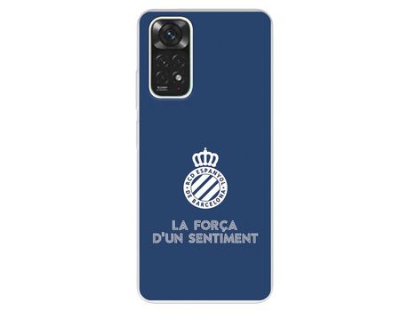 Funda Para Xiaomi Redmi Note 11 Pro 5G Del Escudo Fondo Azul - Licencia Oficial Rcd Espanyol