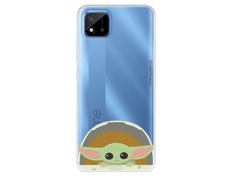 Funda Para Realme 8I Oficial De Star Wars Baby Yoda Sonrisas - The Mandalorian