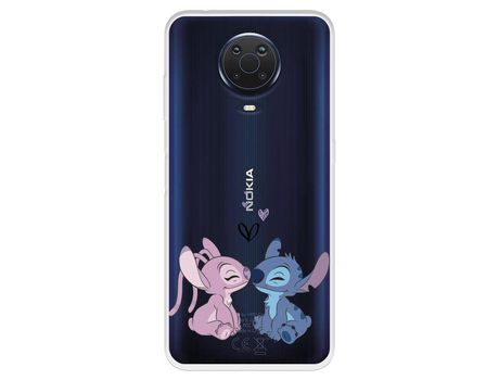 Funda Para Nokia G20 Oficial De Disney Angel & Stitch Beso - Lilo & Stitch