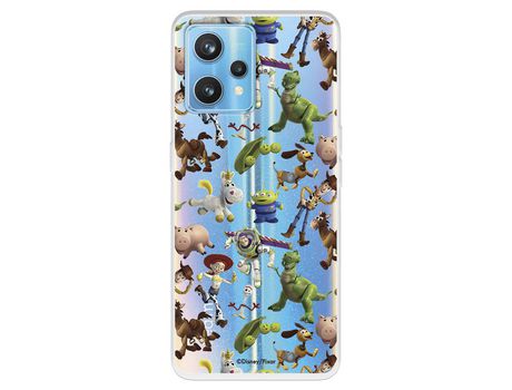 Funda Para Realme 9 Pro+ Oficial De Disney Muñecos Toy Story Siluetas - Toy Story