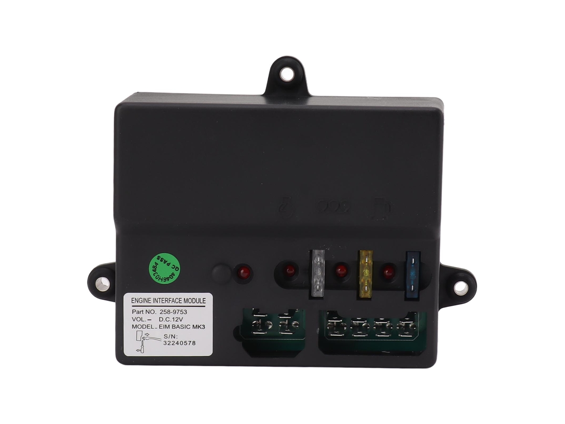 Módulo De Interfaz Del Motor Del Controlador Del Generador 258 9754 12v Distancia De Montaje De 147 Mm