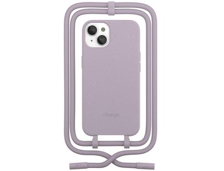 Funda para iPhone 14 Plus WOODCESS Change Lila