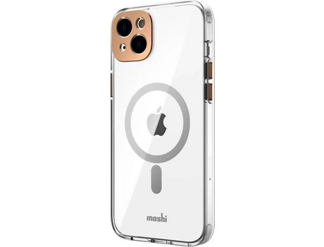 Funda Apple iPhone 14 Plus MOSHI Iglaze Magsafe Dorado