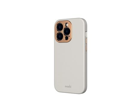 Funda para iPhone 14 Pro MOSHI Napa Magsafe Gris