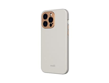 Funda para iPhone 14 Pro Max MOSHI Napa Magsafe Gris