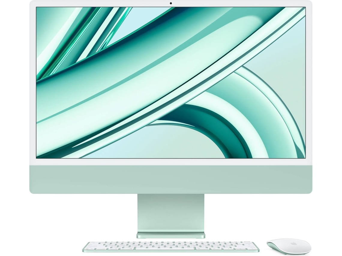 iMac APPLE Verde (24" - Apple M3 10-core - 512 GB SSD - GPU 10-Core)
