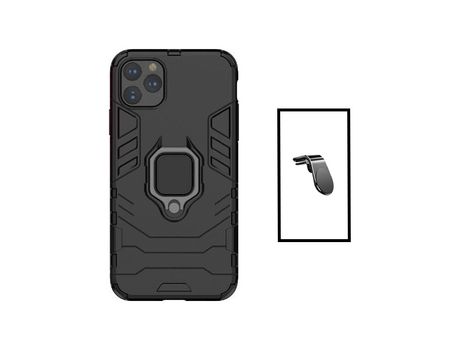 Magnetic Car Magnetic Car Support Kit Cubierta de Protección Militar Magnética para Iphone 14 Más Negro