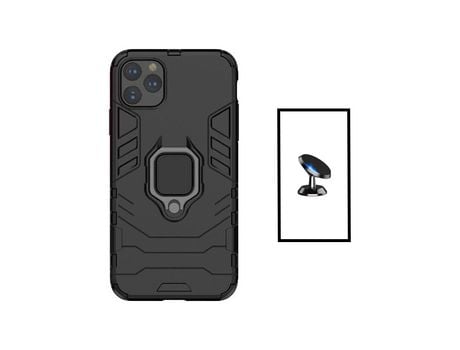 Kit de Soporte Magnético + Cubierta de Protección Militar Magnética para Iphone 14 Plus Black
