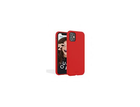 JAYM Carcasa De Silicona Premium Roja Para Apple Iphone 14 Plus [Compatible Magsafe] 100% Silicona Y Microfibra - Reforzada Y Ultra Suave