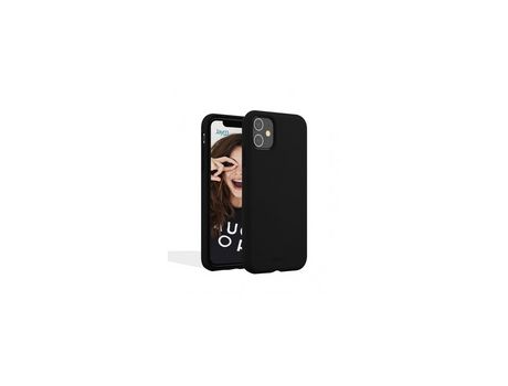 JAYM Carcasa De Silicona Premium Negra Para Apple Iphone 14 Plus [Compatible Magsafe] 100% Silicona Y Microfibra - Reforzada Y Ultra Suave