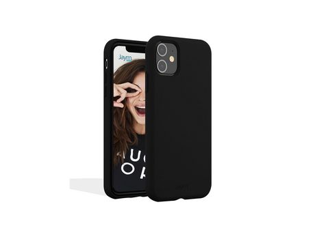 JAYM Carcasa De Silicona Premium Negra Para Apple Iphone 14 Pro Max [Compatible Magsafe] 100% Silicona Y Microfibra - Reforzada Y Ultra Suave