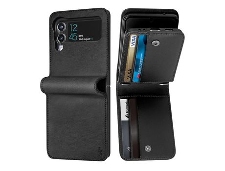 Carcasa Libro para Samsung Z Flip 3 RINGKE FOLIO-RGK-HIM-F711B Negro