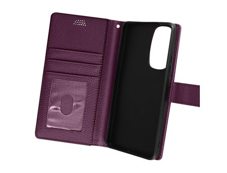Carcasa Libro para Motorola Edge 30 AVIZAR FOLIO-LENNY-PP-EG30R Morado