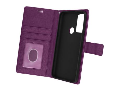 Carcasa Libro para TCL 20R 5G AVIZAR FOLIO-LENNY-PP-TC20R Morado