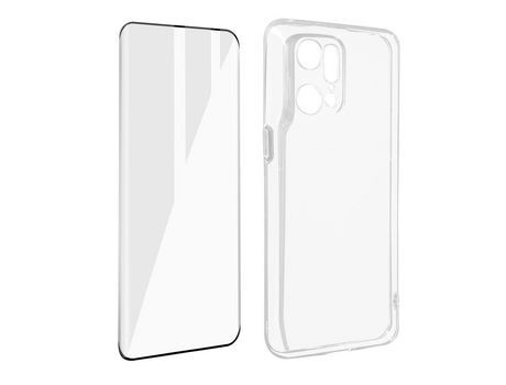 Pack de Protección para Oppo Find X5 Pro AVIZAR PACK-360-BK-X5P Transparente