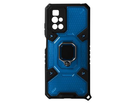 Carcasa con Anillo para Xiaomi Redmi 10 AVIZAR BACK-MAYRING-BL-RDM10 Azul