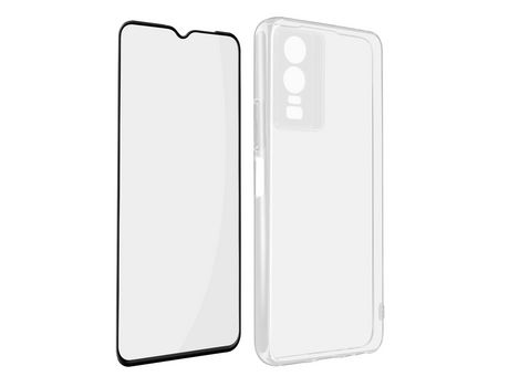 Carcasa para Vivo Y76 5G AVIZAR PACK-360-BK-VY76 Negro