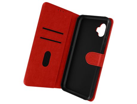 Carcasa Libro para Samsung Galaxy Xcover 6 Pro AVIZAR FOLIO-CHESTER-RD-G736B Rojo