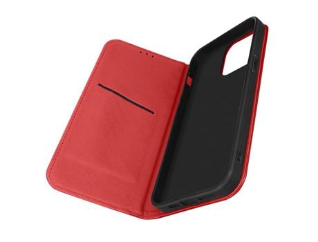 Carcasa Libro para iPhone 14 Pro AVIZAR FOLIO-LEA-RD-14P Rojo