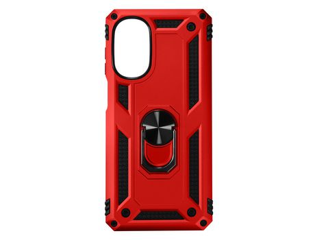 Carcasa con Anillo para Google Pixel 6A AVIZAR BACK-KOSTO-RD-MG52 Rojo