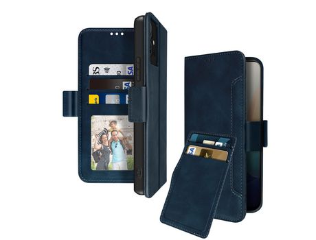 Carcasa Libro para Vivo Y55 5G AVIZAR FOLIO-CARD-BL-VY55 Azul