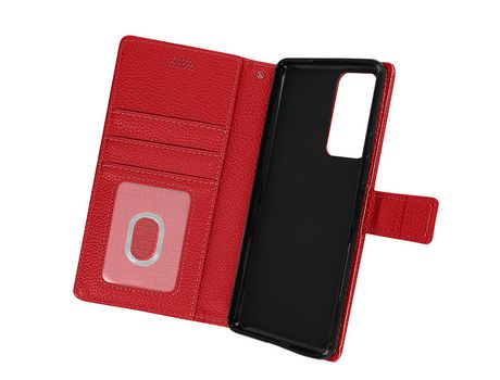 Carcasa Libro para Xiaomi 12/12X AVIZAR FOLIO-LENNY-RD-X12R Rojo