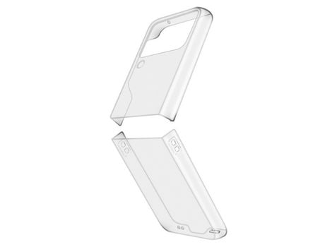 Carcasa para Samsung Galaxy Z Flip 4 5G AVIZAR CRYS-CL-F721 Transparente