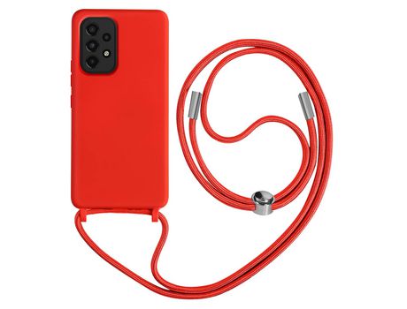 Carcasa para Samsung Galaxy A33 5G AVIZAR BACK-KORDA-RD-A336 Rojo