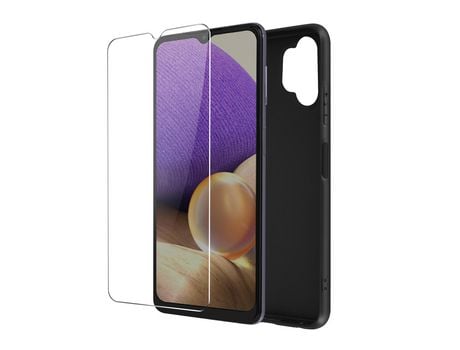 Pack de Protección para Samsung Galaxy A32 5G AVIZAR PACK-BLACK-A326F Negro
