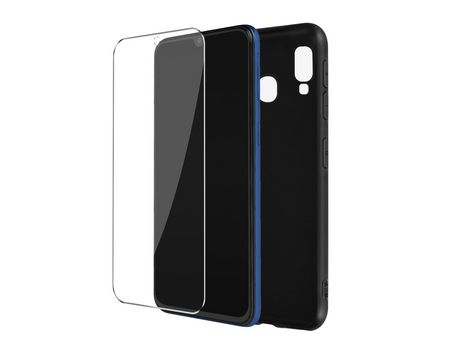 Pack de Protección para Samsung Galaxy A40 AVIZAR PACK-BLACK-A40 Negro