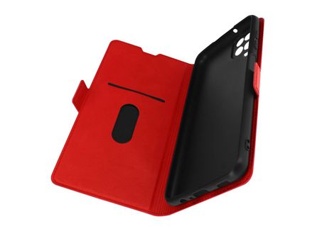 Carcasa Libro para Samsung Galaxy A12 AVIZAR FOLIO-VOLT-RD-A125F Rojo