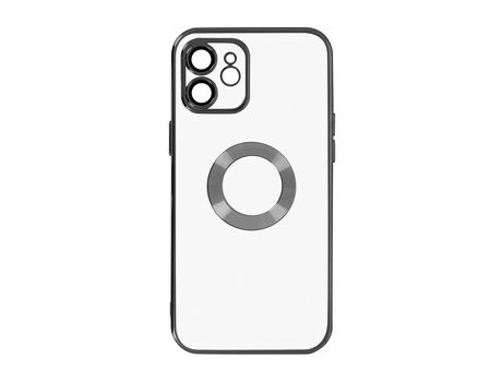 Carcasa para iPhone 12 AVIZAR BACK-KROKAM-BK-IP12 Negro