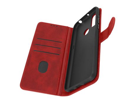 Carcasa Libro para TCL 20E AVIZAR FOLIO-BOOK-RD-TC20E Rojo