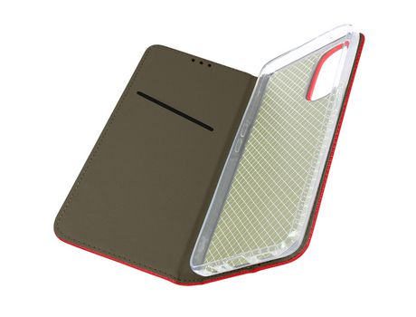 Carcasa Libro para Oppo Reno 8 Lite 5G AVIZAR FOLIO-SMART-RD-R7Z Rojo