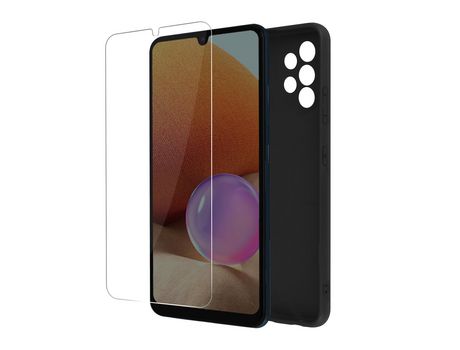 Pack de Protección para Samsung Galaxy A32 4G AVIZAR PACK-BLACK-A325F Negro